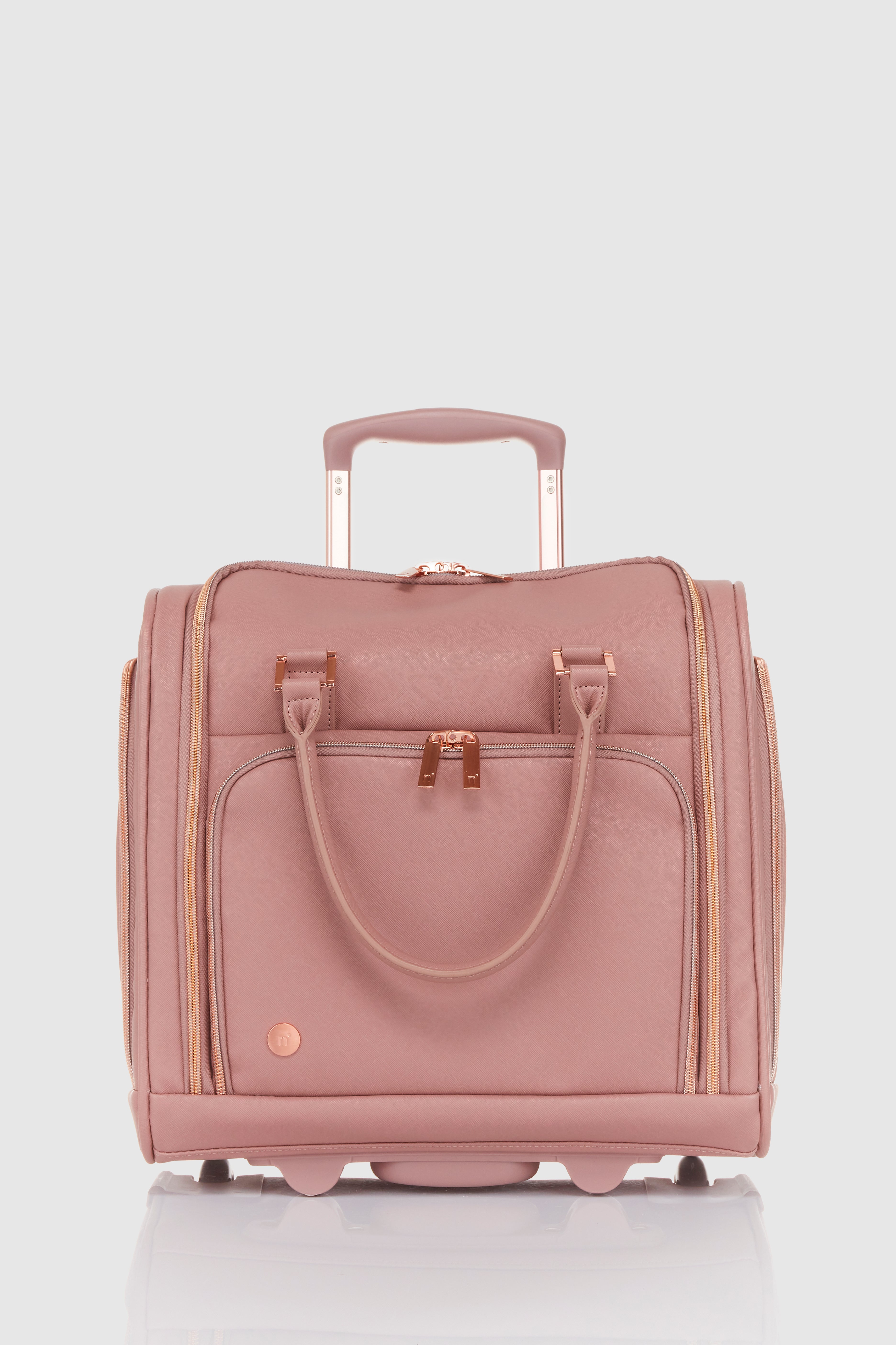 Pink underseat luggage on sale