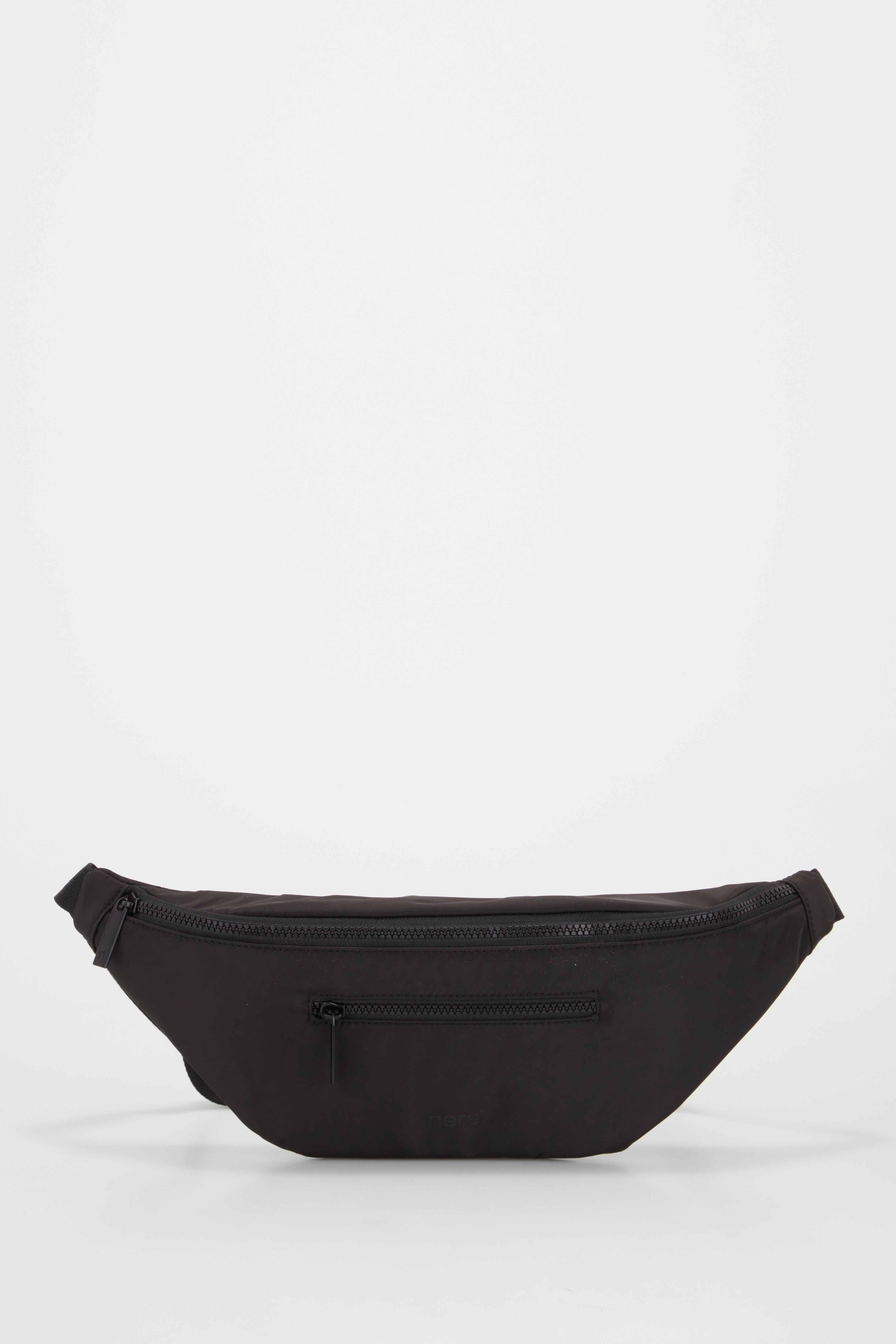 Plain black bum bag best sale