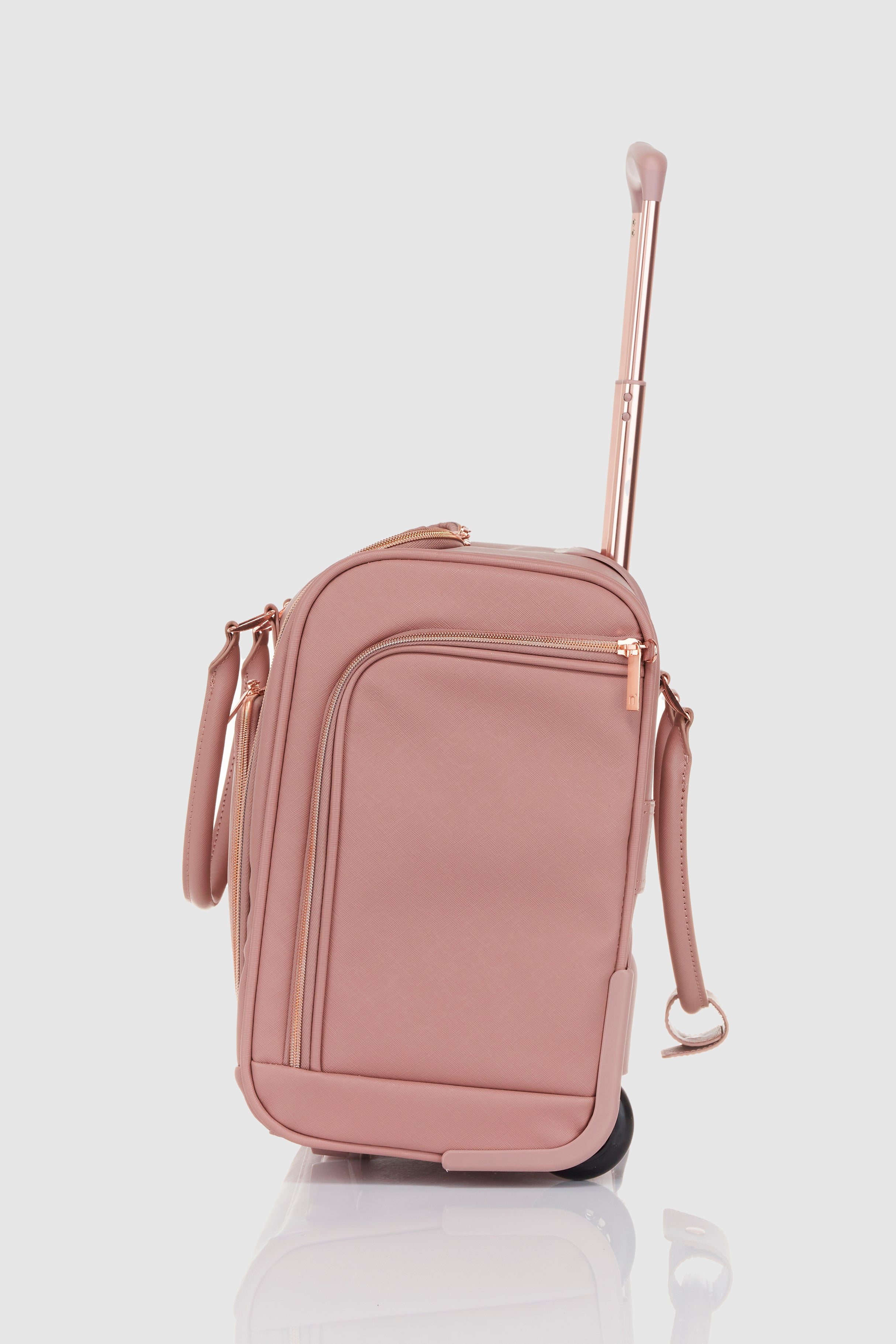 Rose gold underseat luggage online