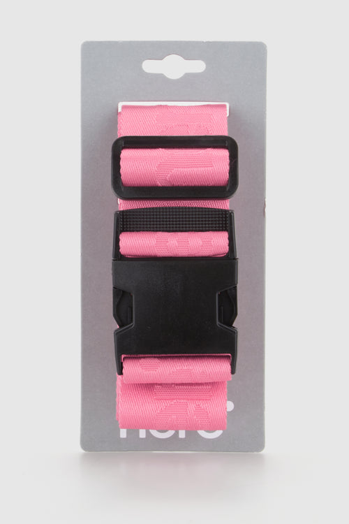 Pink luggage strap best sale