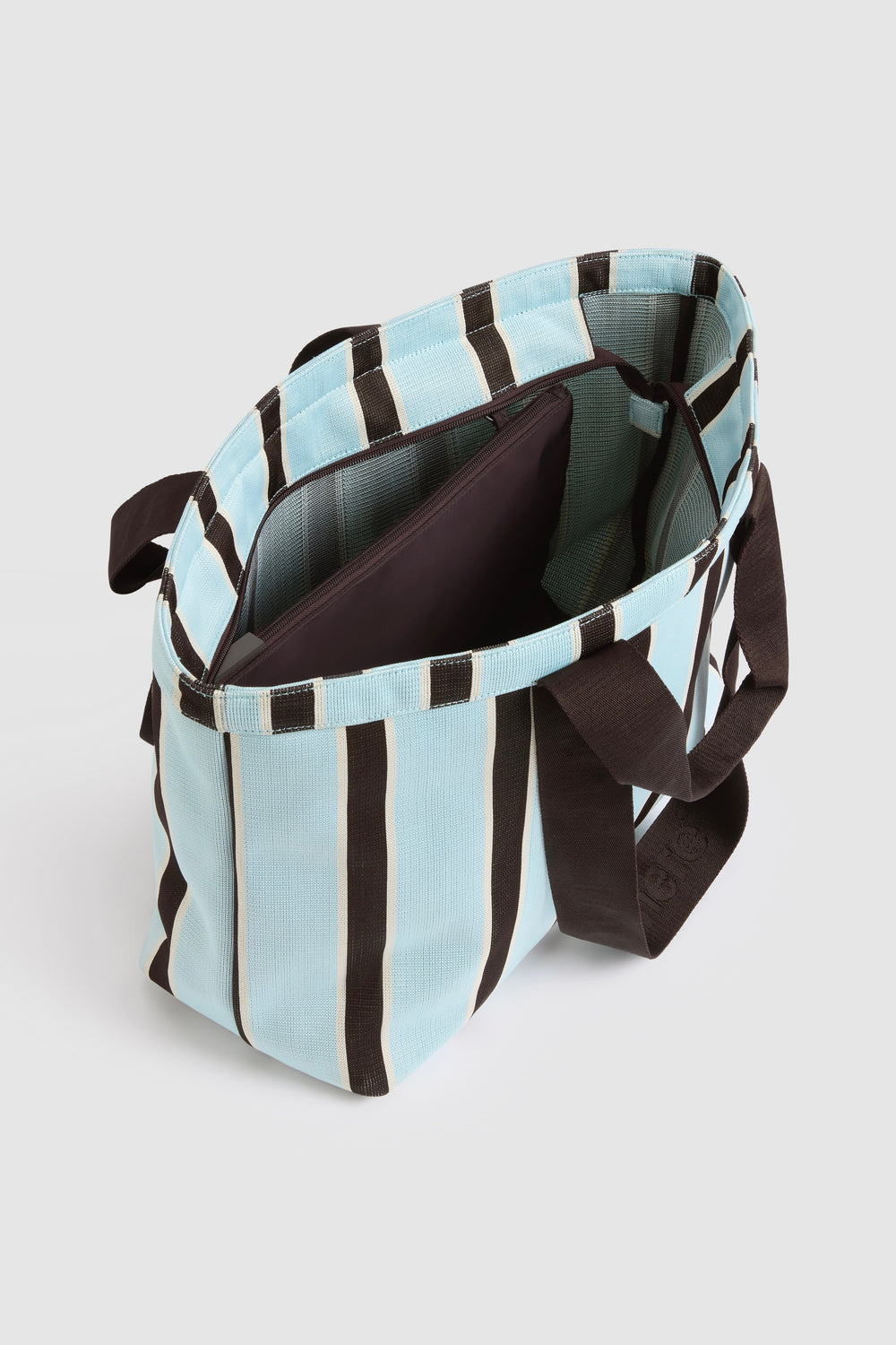 Stori Stripe Knit Tote Bag
