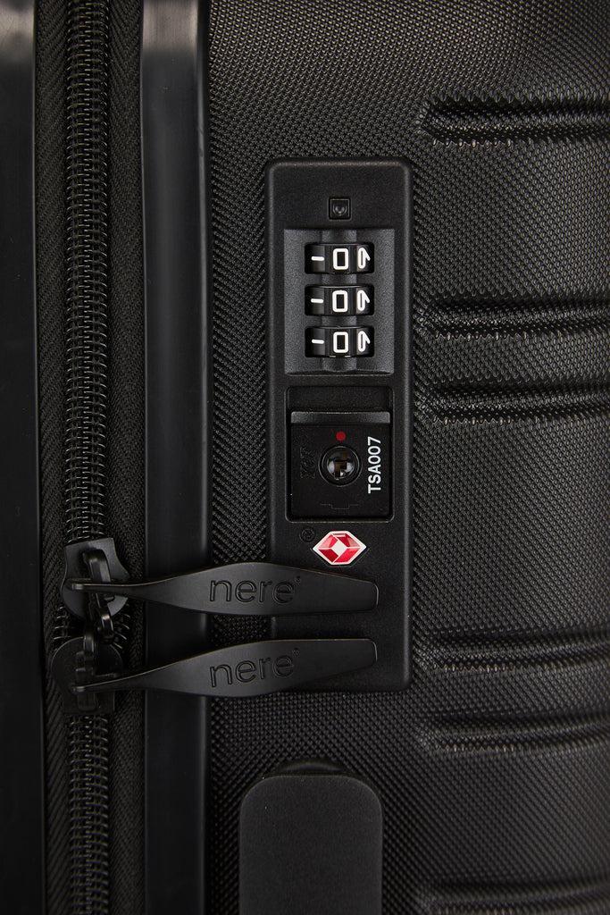 Stori 55cm Cabin Suitcase Black | Lightweight Hard Shell – NereTravel UK