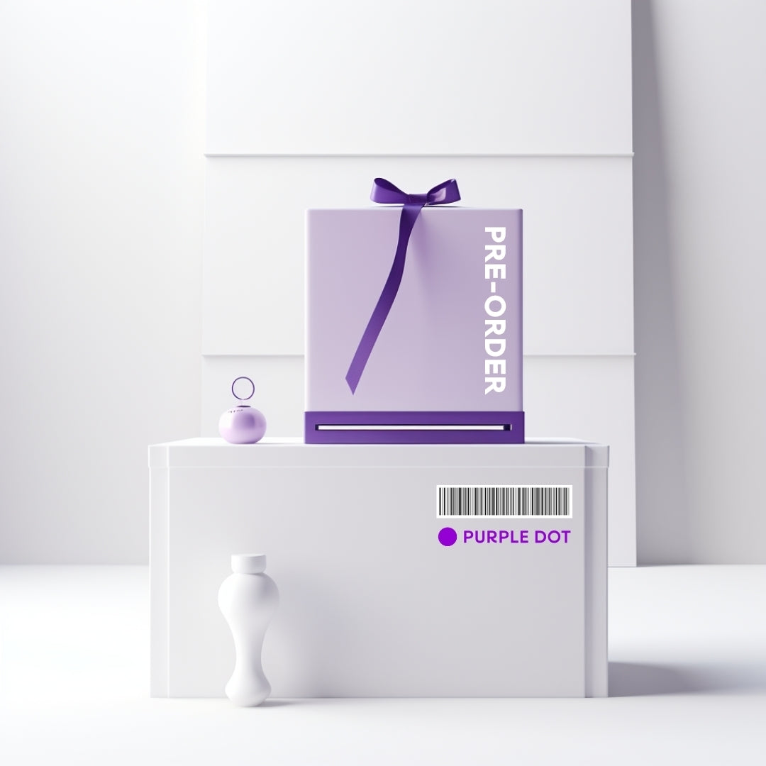 Z - Purple Dot Test Product Medium Khaki