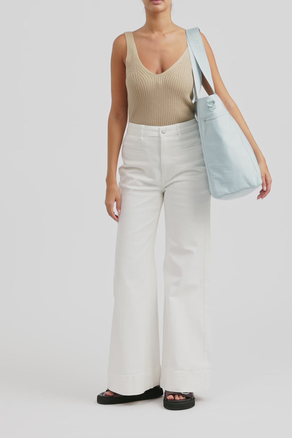 Bondi Nylon Large Tote Bag