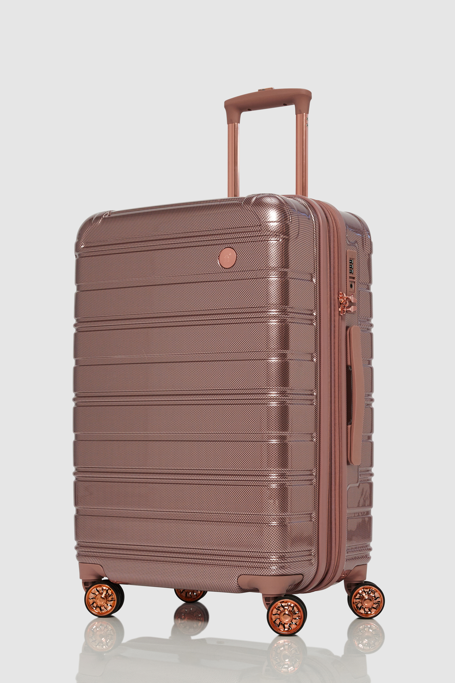 Rose gold luggage sales bag