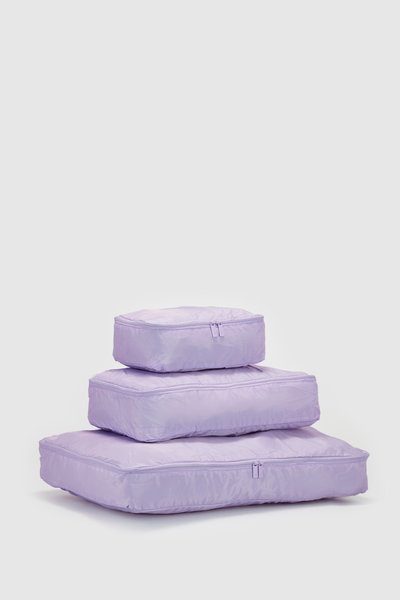 Stori 3 Pack Packing Cube Lilac NereTravel UK